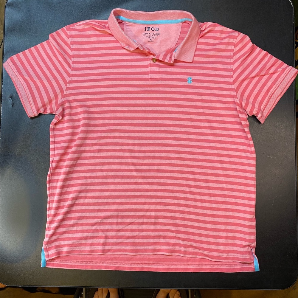 Izod Pink strip T. Xl